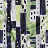 Floral Kingfisher Bird Printed Fabric Material Online